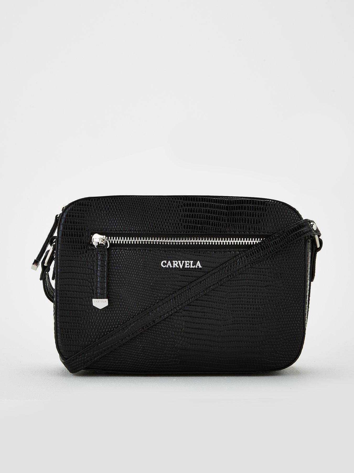 carvela black crossbody bag