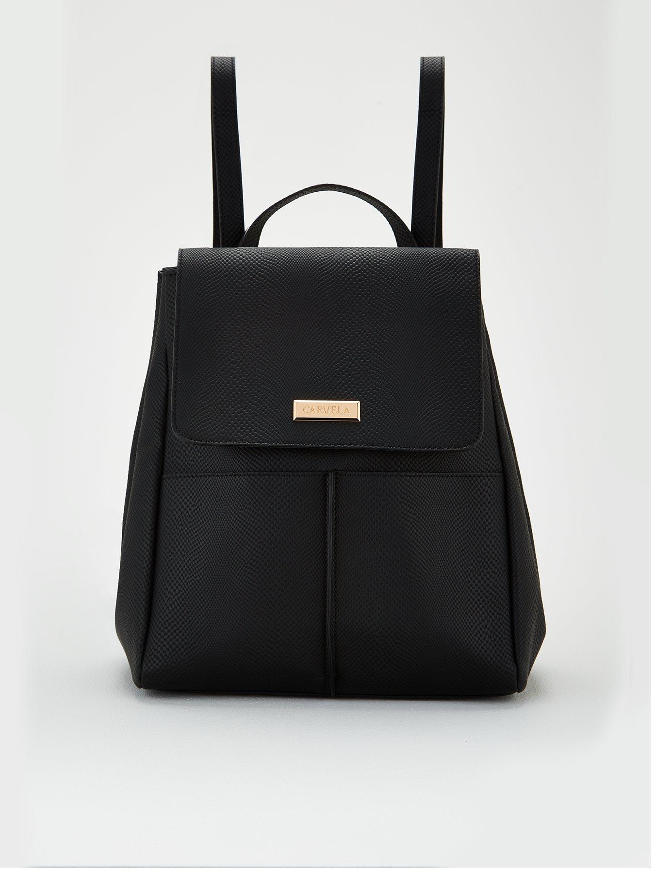 carvela backpack black