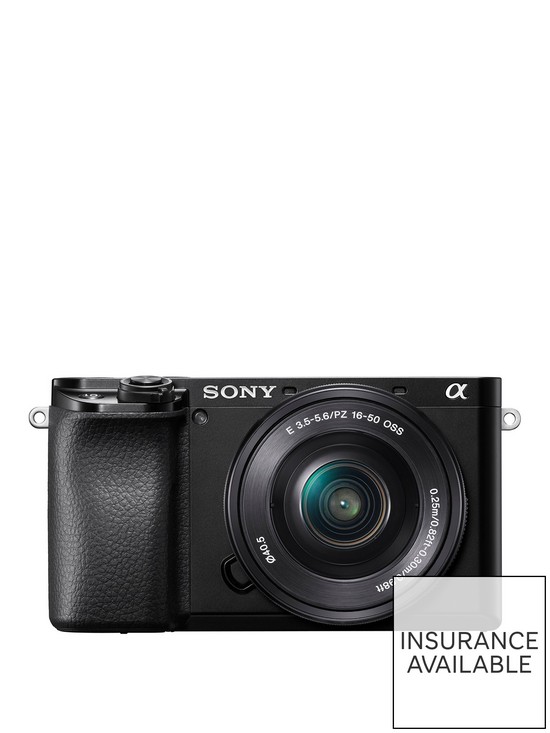 front image of sony-alpha-6100-mirrorless-aps-c-camera-with-002-sec-af
