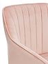  image of pair-of-alisha-brass-legged-dining-chairs-pink