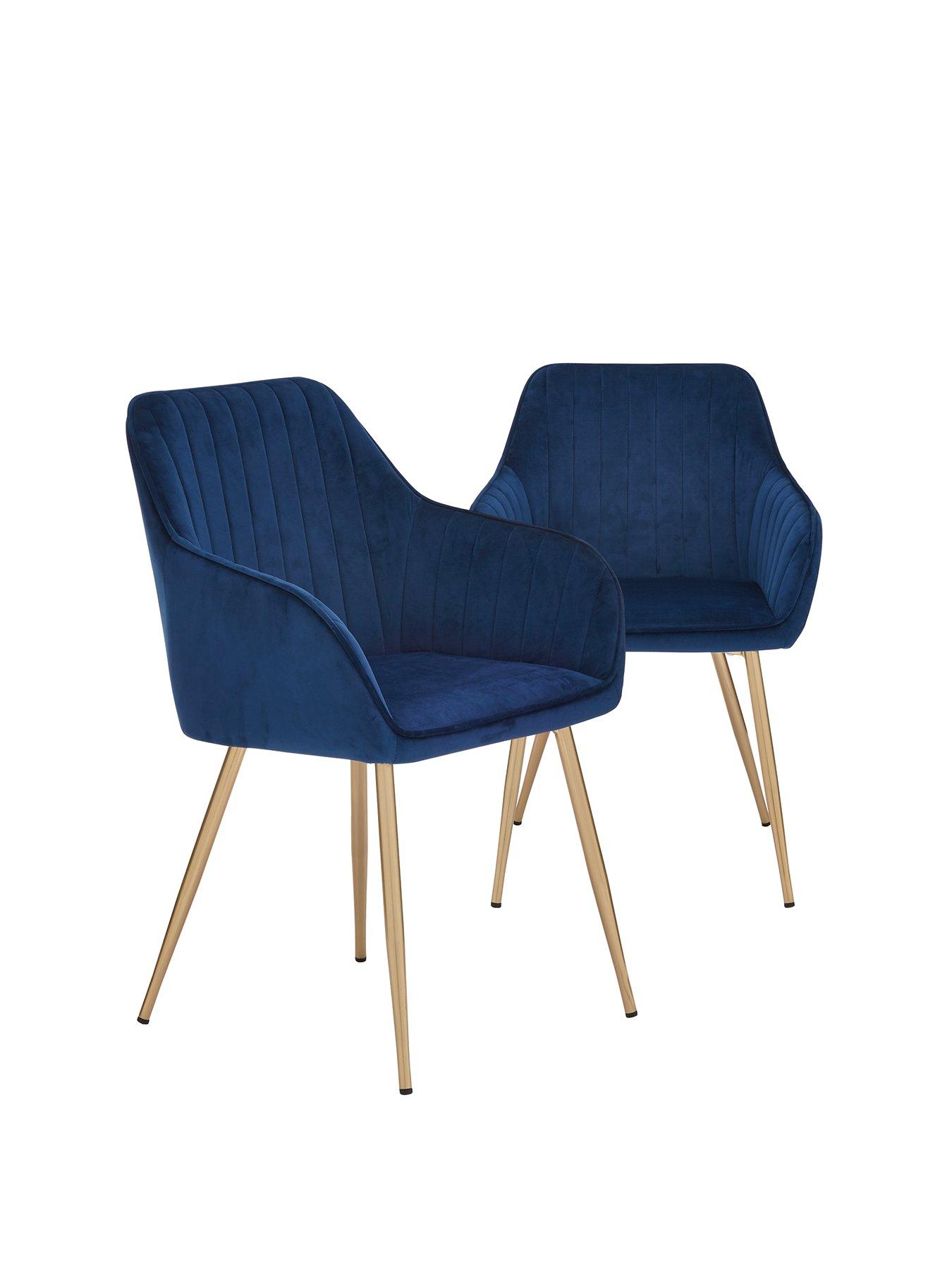 front image of very-home-pair-of-alisha-brass-legged-dining-chairs-bluebrass