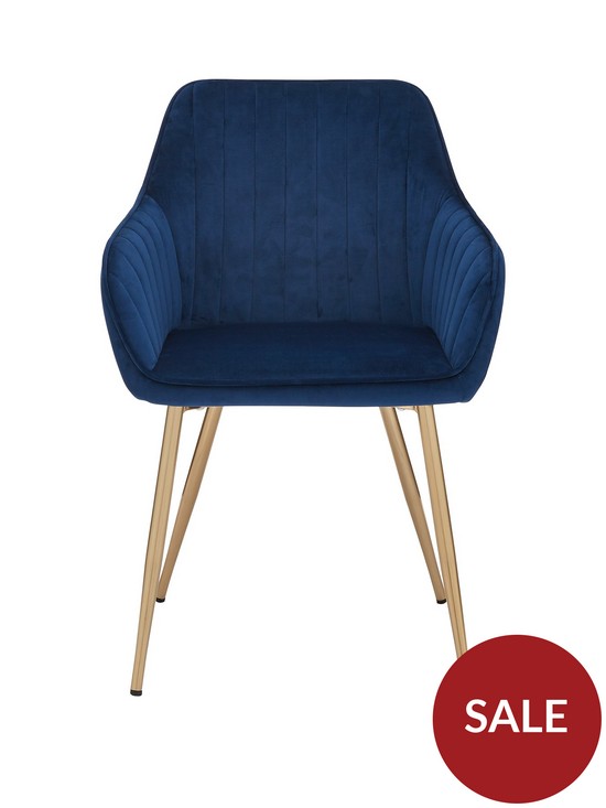 back image of pair-of-alisha-brass-legged-dining-chairs-blue