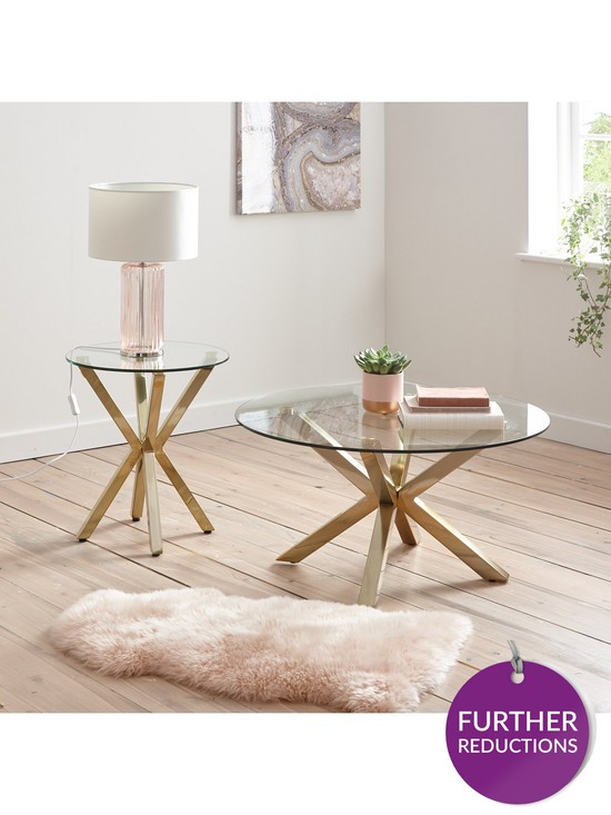 front image of very-home-chopstick-glass-and-brass-coffee-table