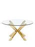  image of very-home-chopstick-glass-and-brass-coffee-table