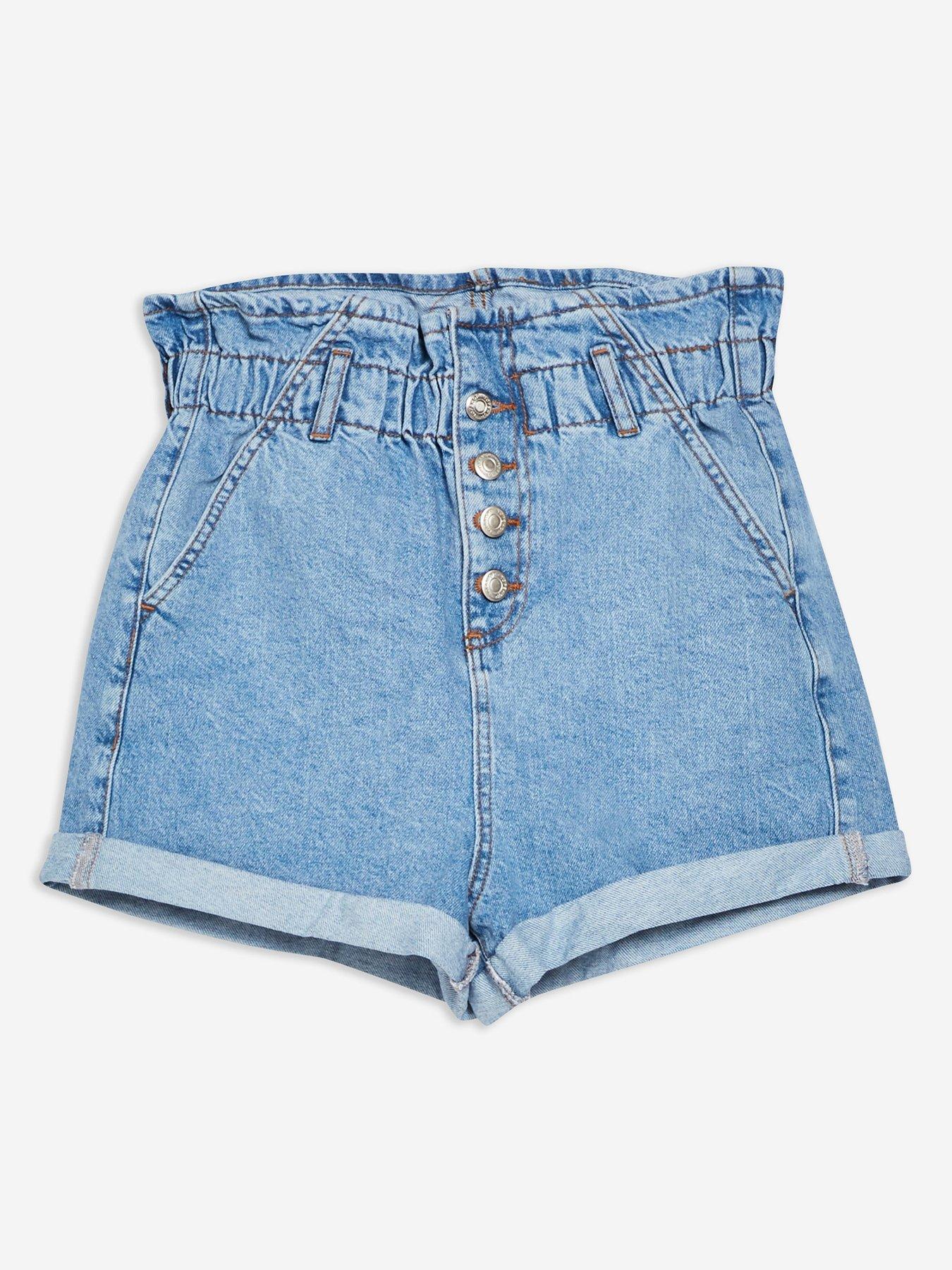 paper bag shorts topshop