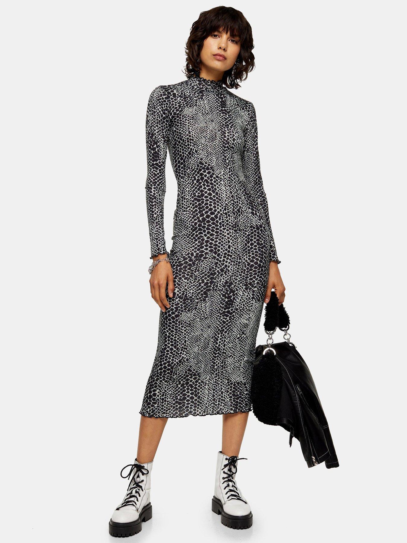 charcoal bodycon dress