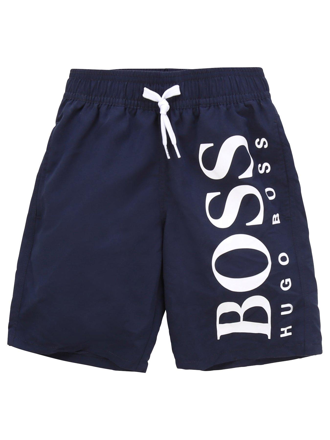 boys navy swim shorts