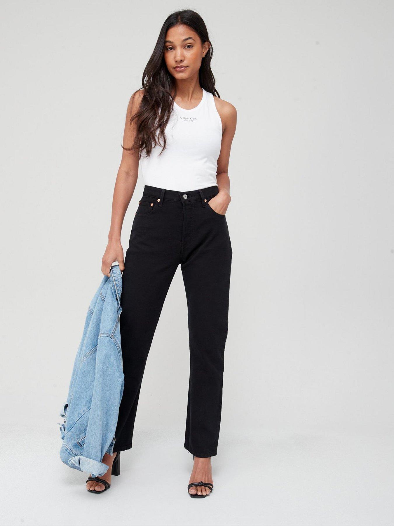 Levi s 501 Crop Black Sprout littlewoods