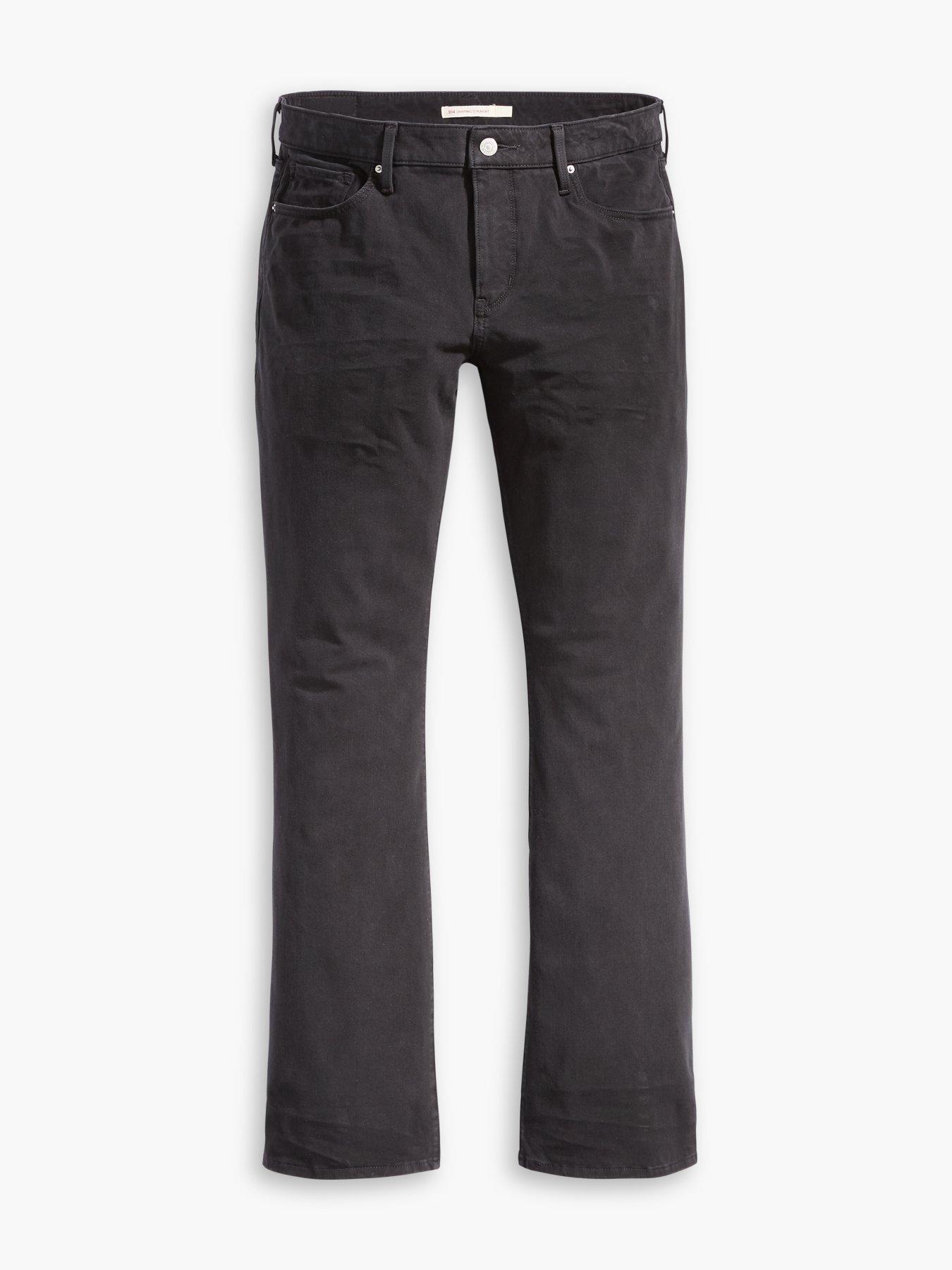 levi's 315 shaping bootcut jeans black