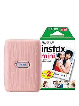 Fujifilm Instax    Mini Link Printer (Dusty Pink) Inc 20 Shots - Instant Printer Only