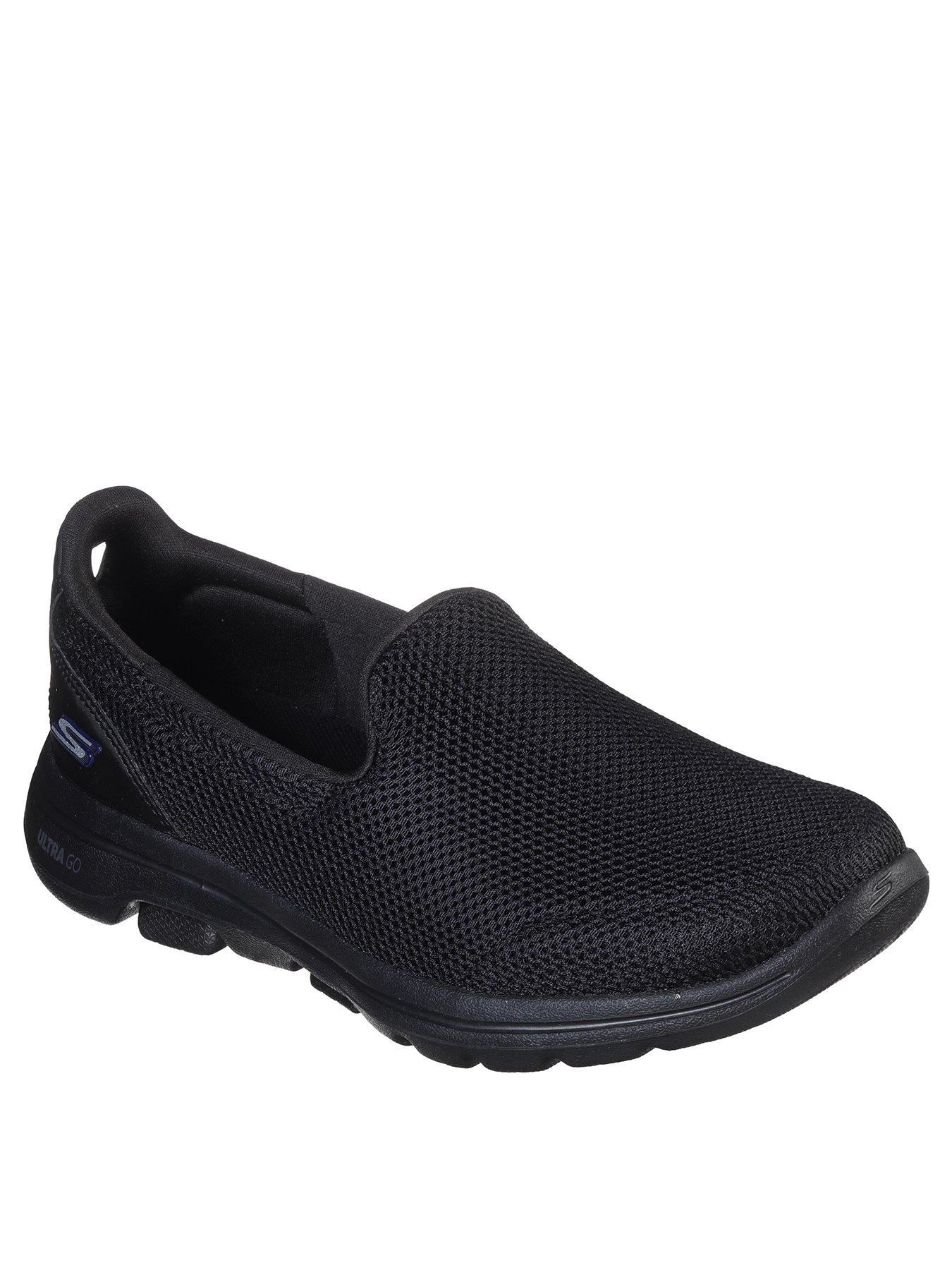 skechers blue slip on