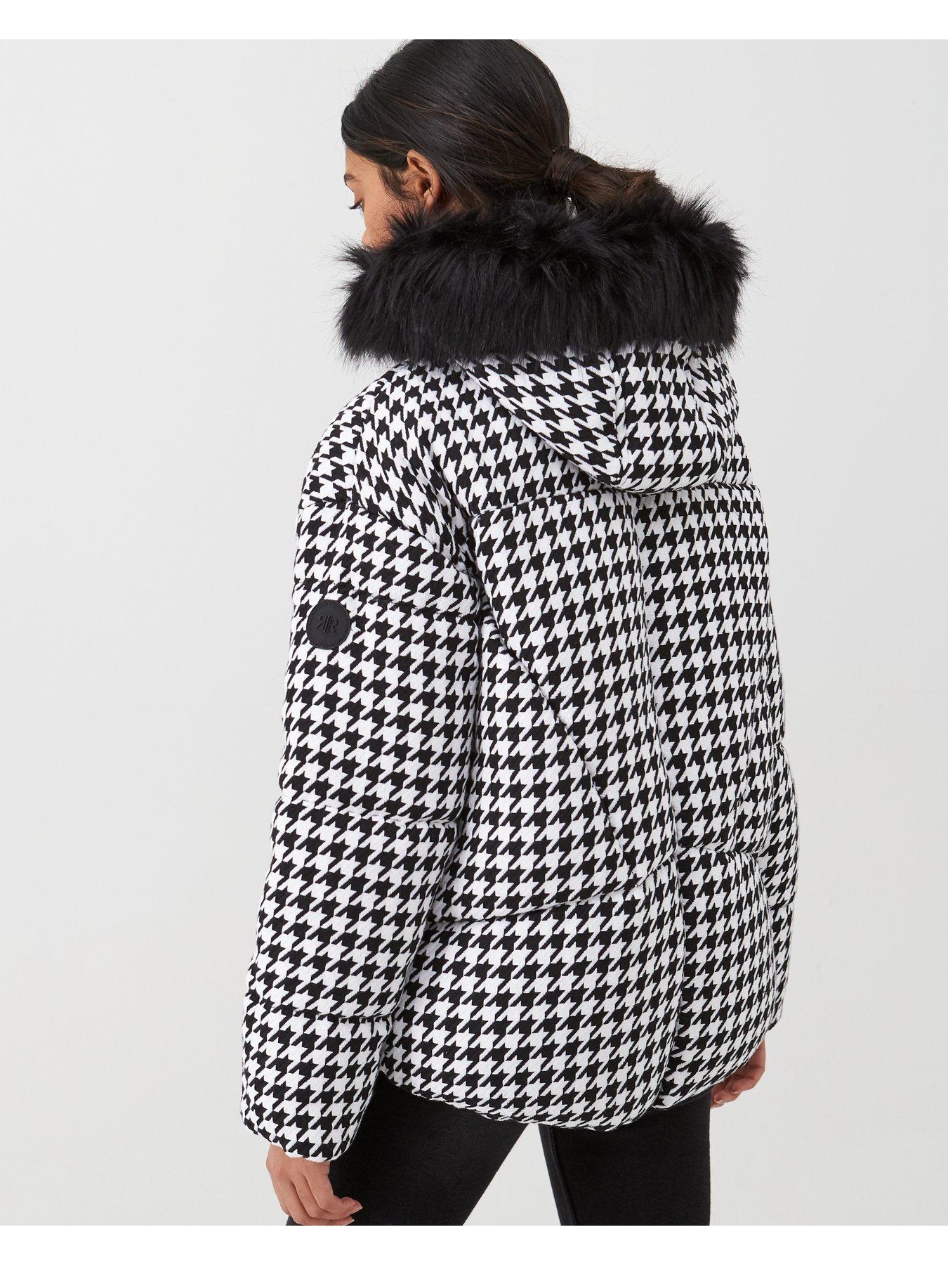 river island dogtooth jacket