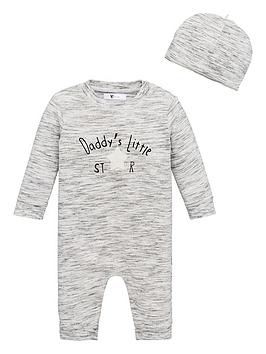 V by Very V By Very Unisex Baby 2 Piece Daddy'S Little Star Romper  ... Picture
