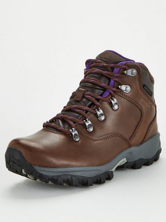 front image of regatta-lady-bainsford-walking-boot-brown