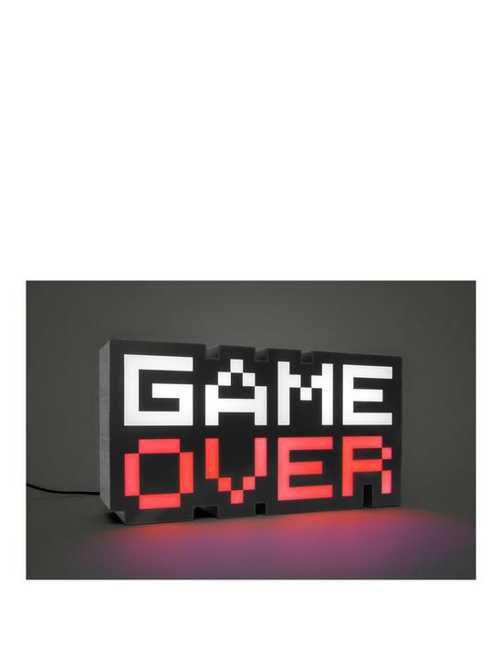 front image of paladone-game-over-light-v2-bdp