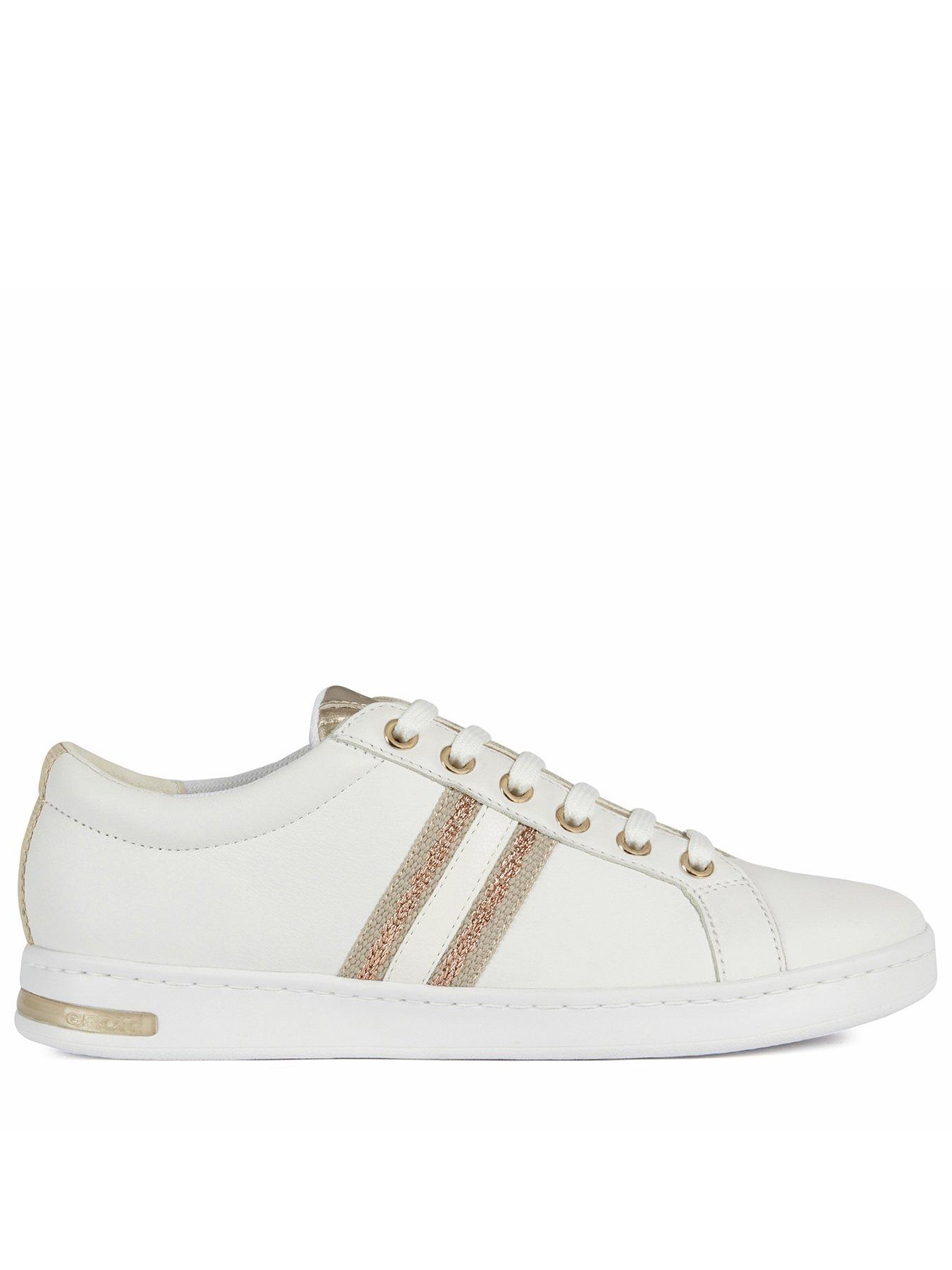 geox rose gold trainers