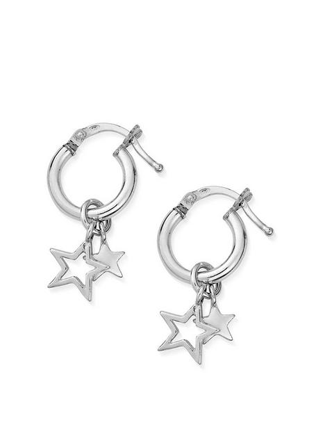 chlobo-sterling-silver-double-star-small-hoops