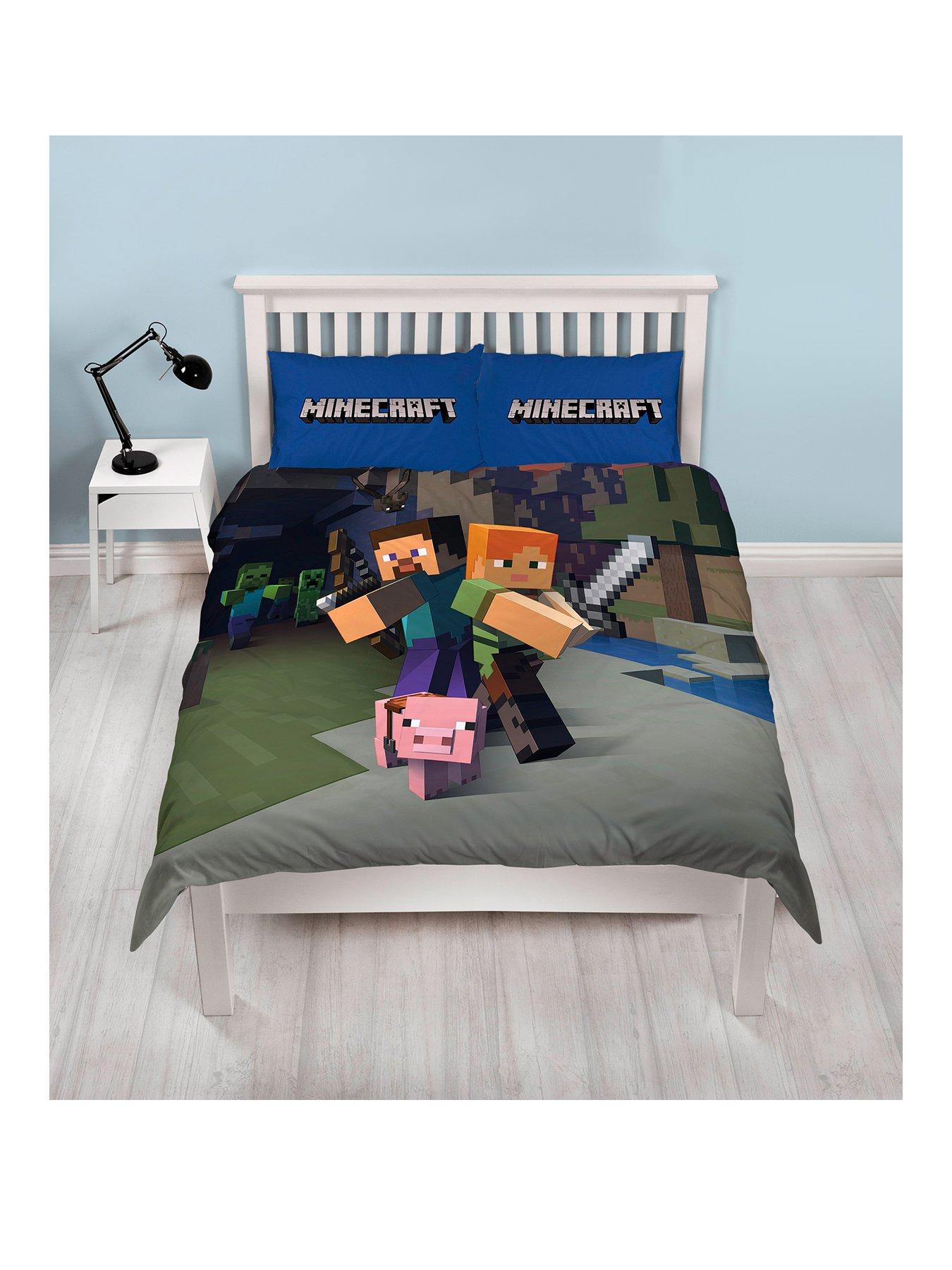 Minecraft Good Guys Duvet Cover Set Littlewoods Com