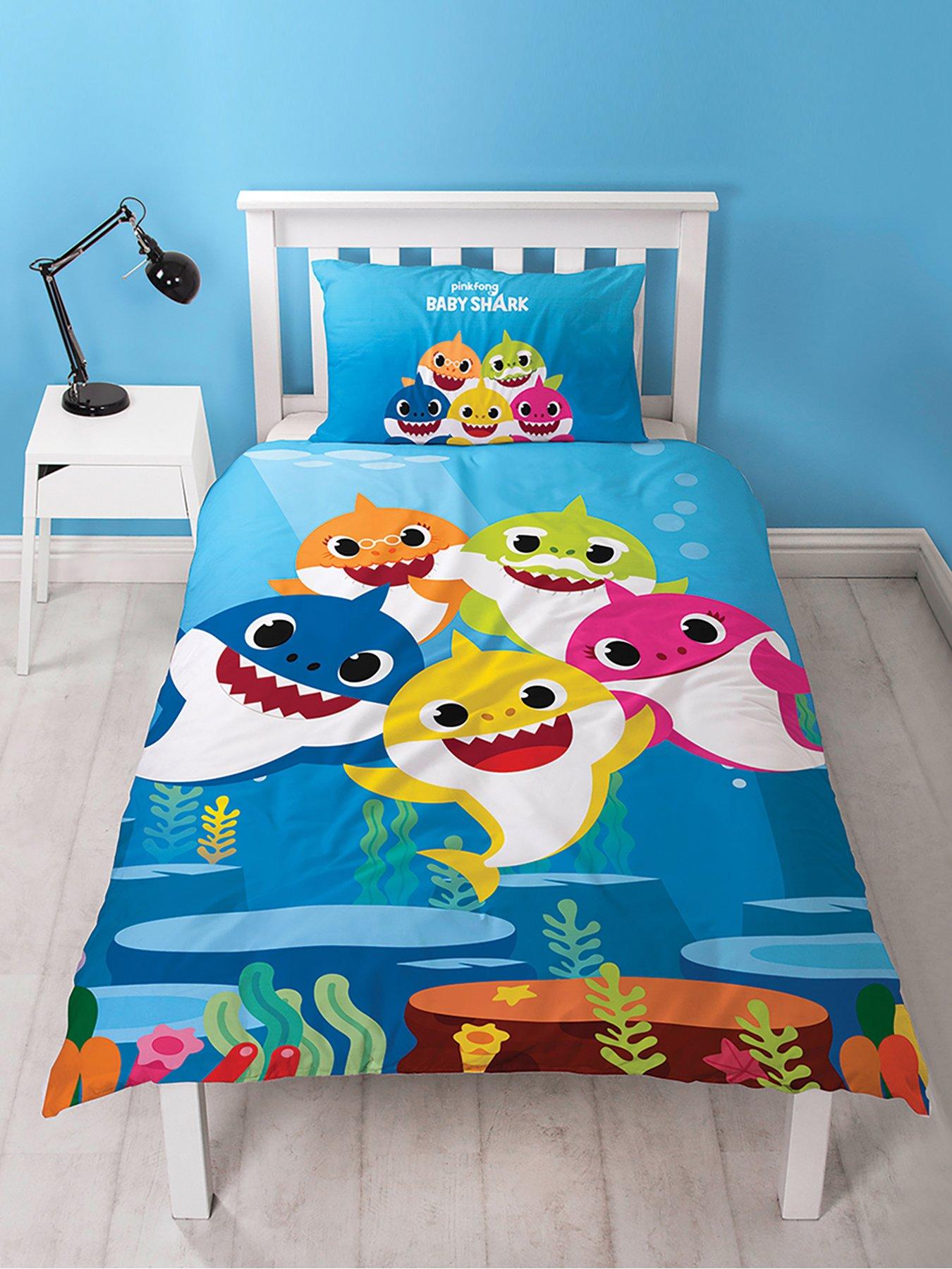 Baby Shark Underwater Single Duvet Cover Set Littlewoods Com