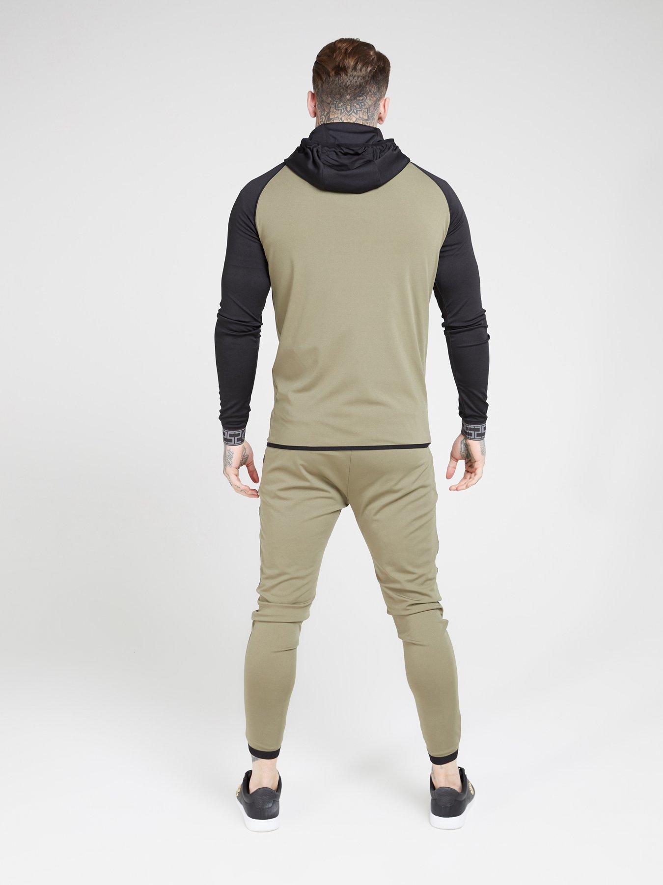 sik silk khaki hoodie