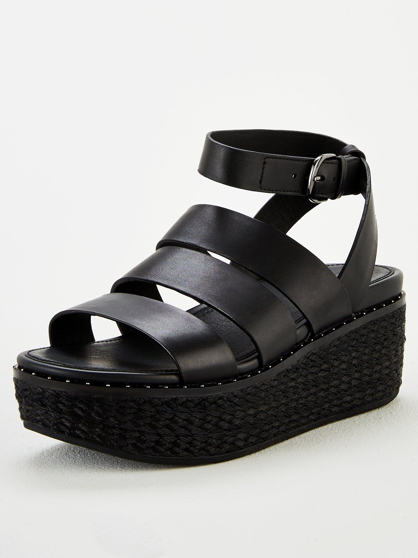 FitFlop Eloise Espadrille Wedge Sandal - Black ...