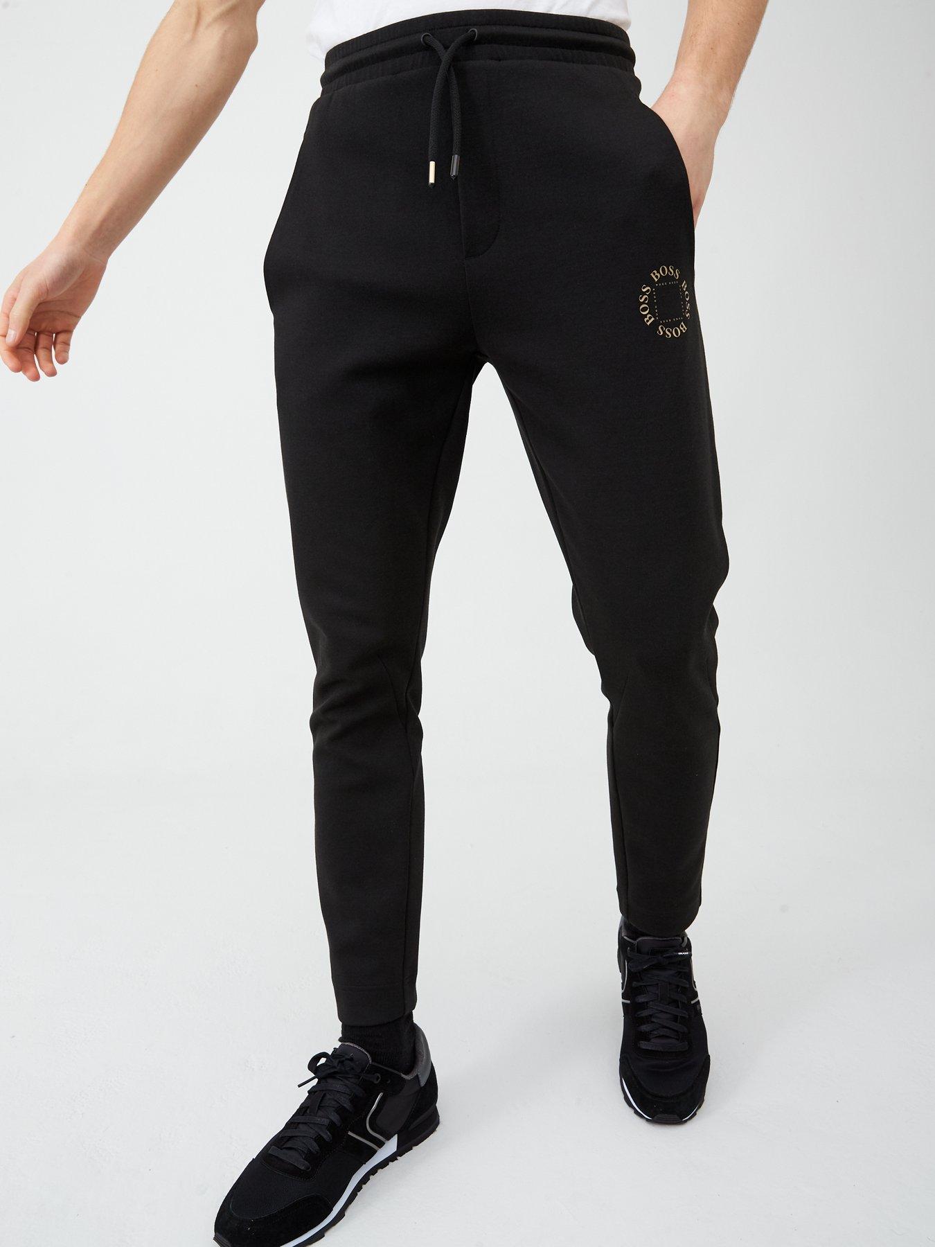 black boss joggers