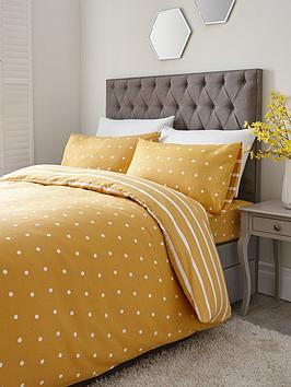 Everyday Collection Everyday Collection Brushed Cotton Printed Spot Duvet  ... Picture