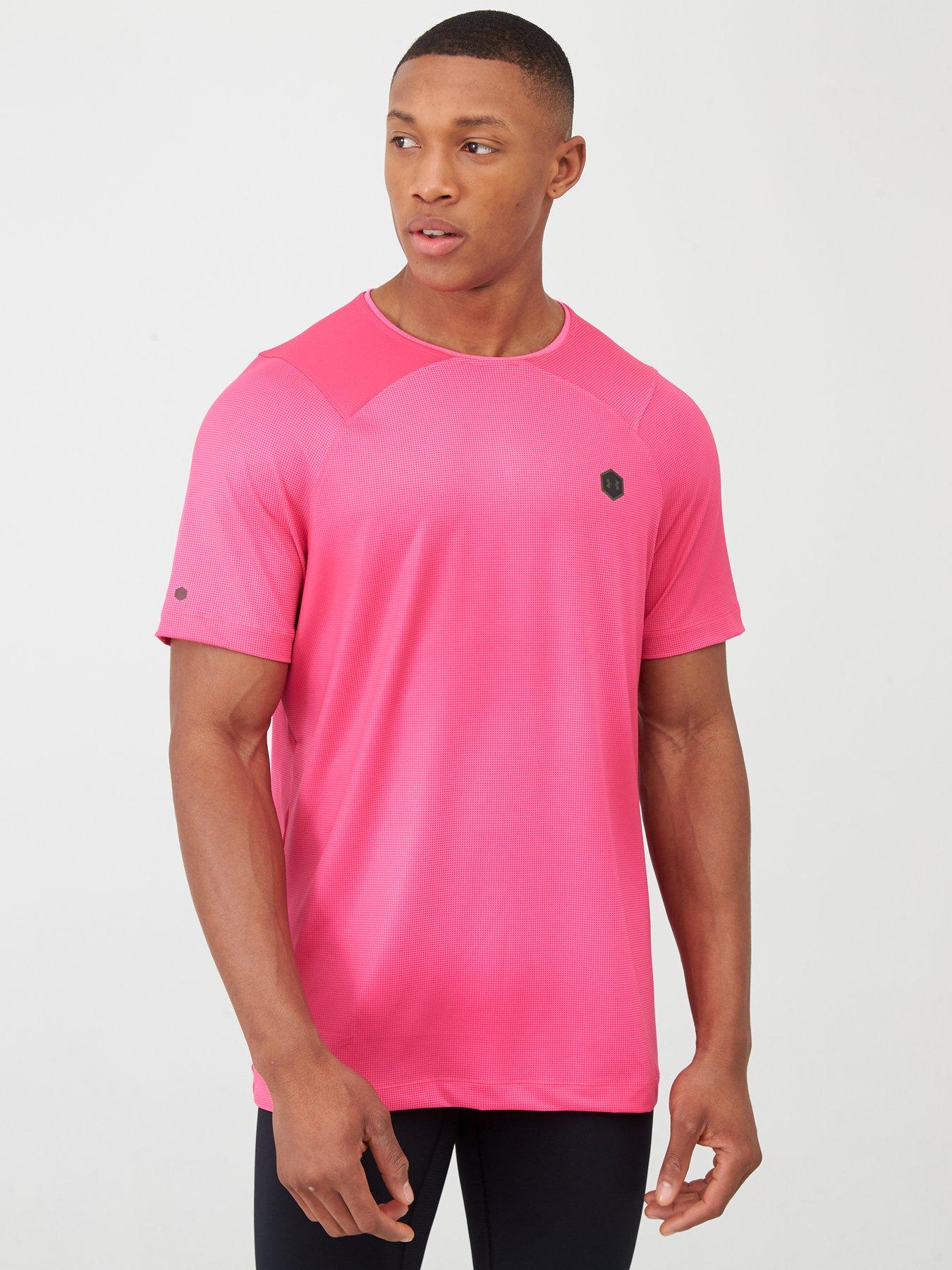 pink under armour t shirt