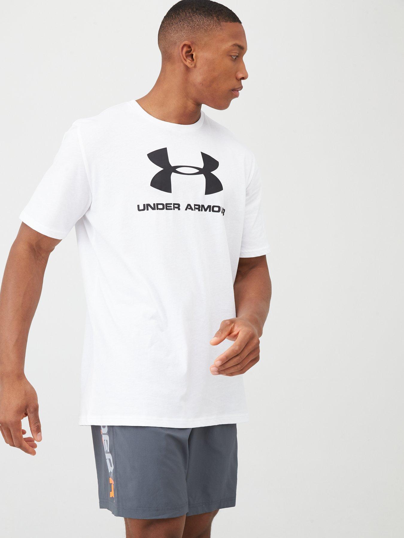 under armor white t shirt