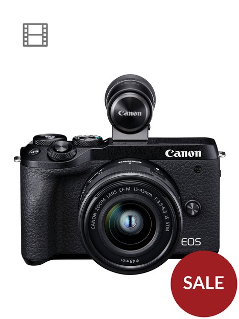 canon-eos-m6-mk-ii-csc-camera-black-with-ef-m-15-45mm-is-stm-lens-amp-evf-dc2nbspviewfinder