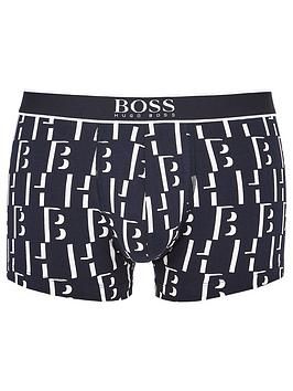 Boss   Bodywear 24 Print Boxer Trunks - Navy