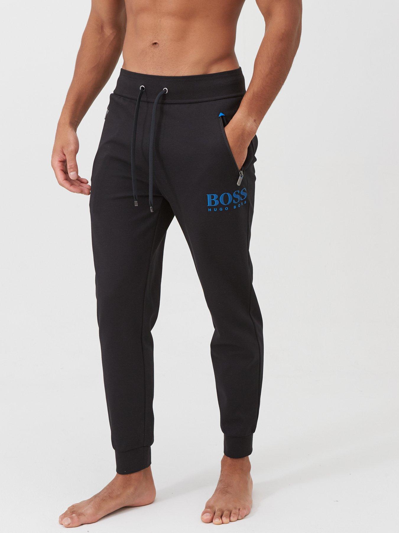 boss bodywear logo tracksuit black