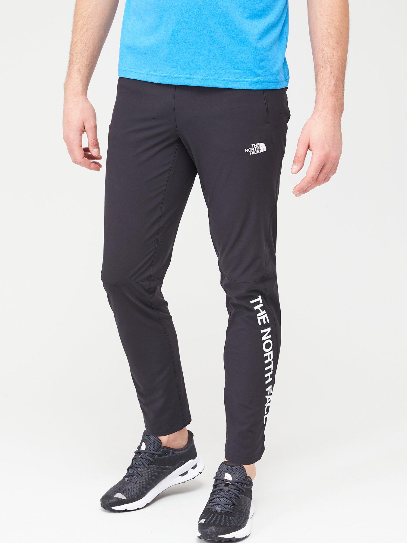 black north face tracksuit bottoms