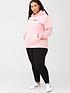  image of ellesse-womens-plus-size-torices-overhead-hoody-light-pink