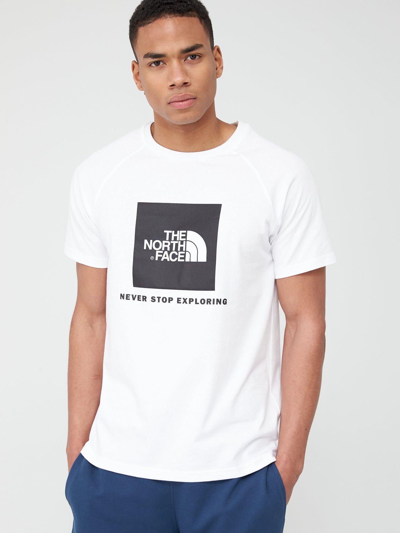 The north face on sale red box shirt