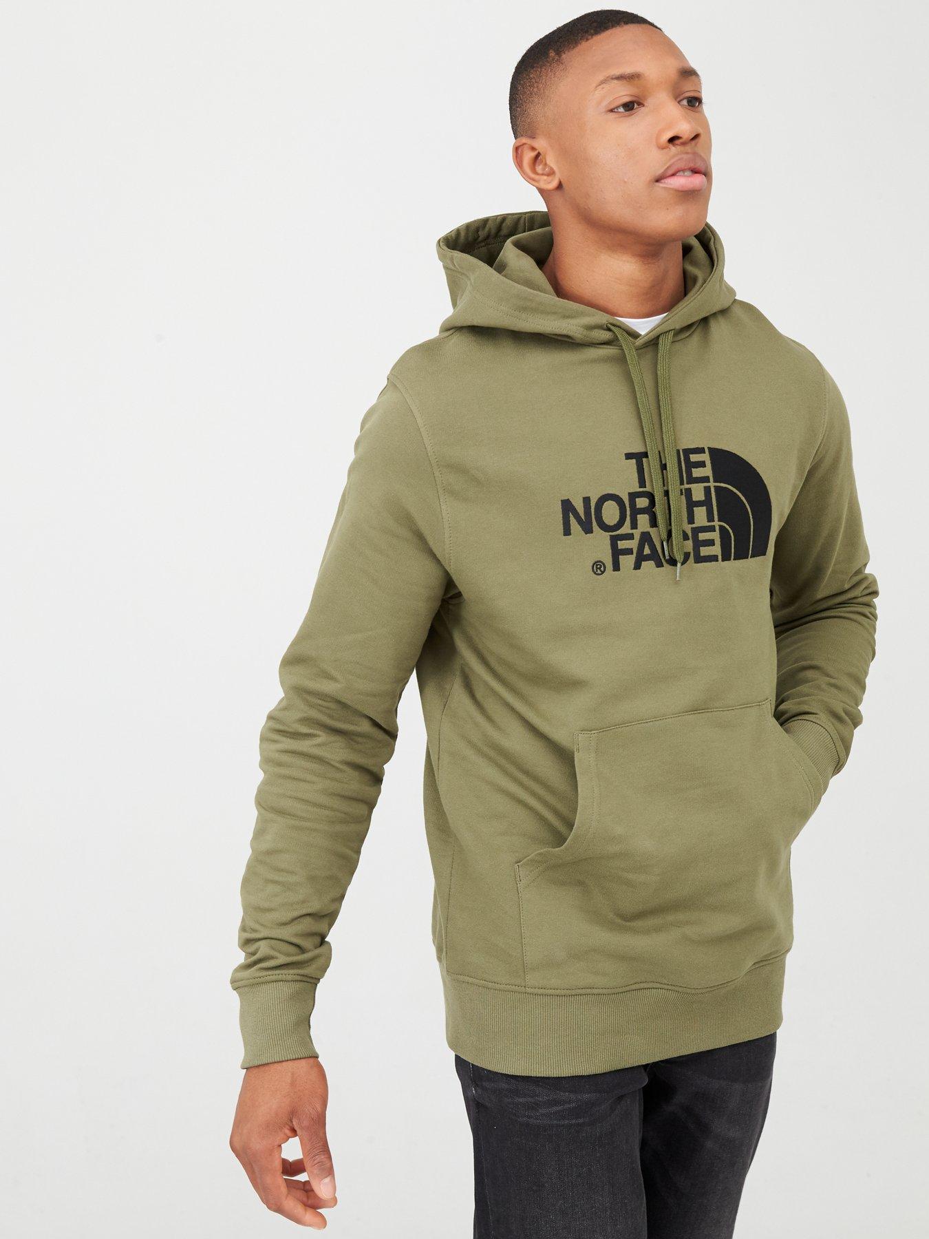 olive north face hoodie