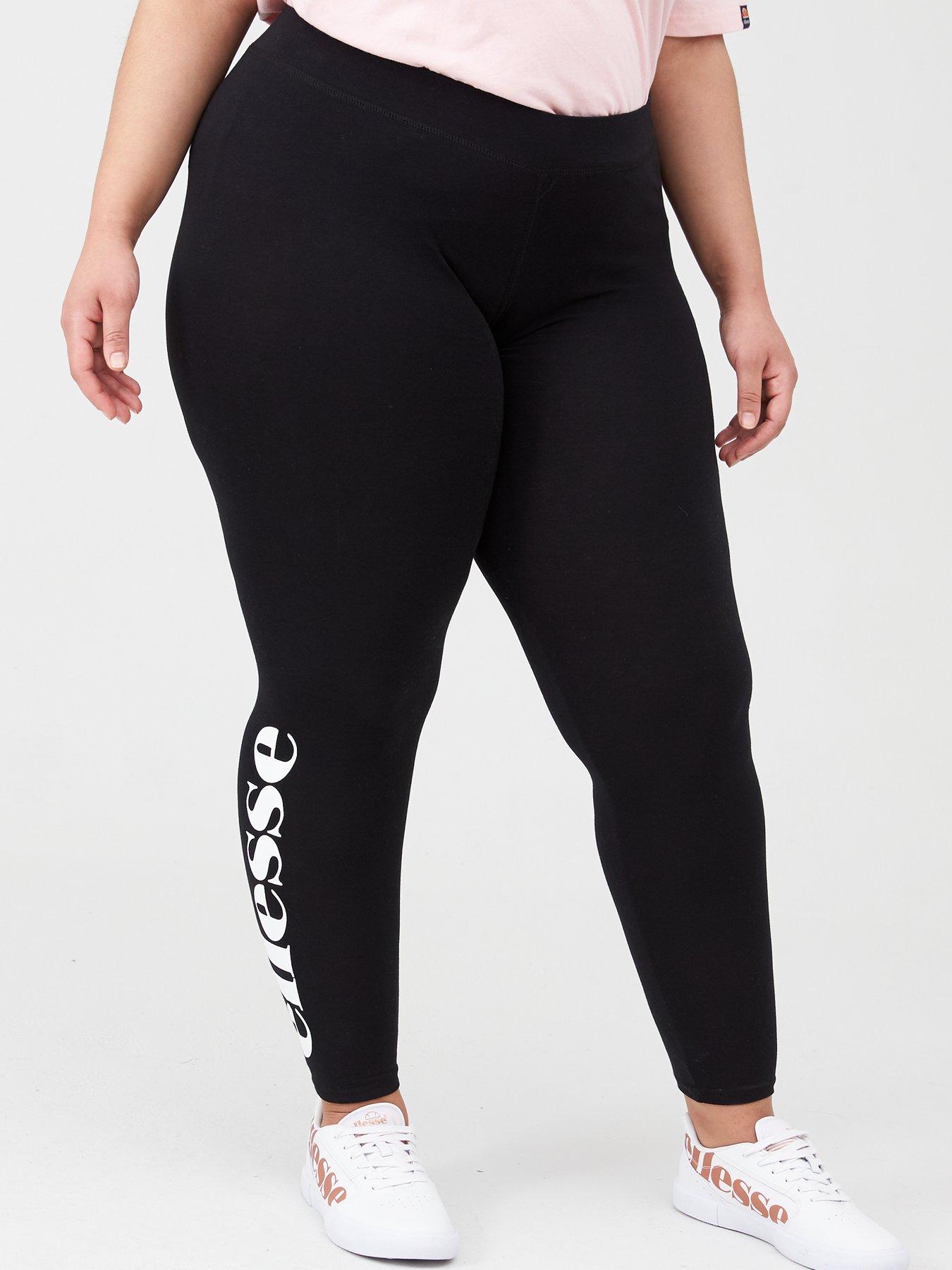 ELLESSE: SOLOS 2 BLACK LOGO LEGGING