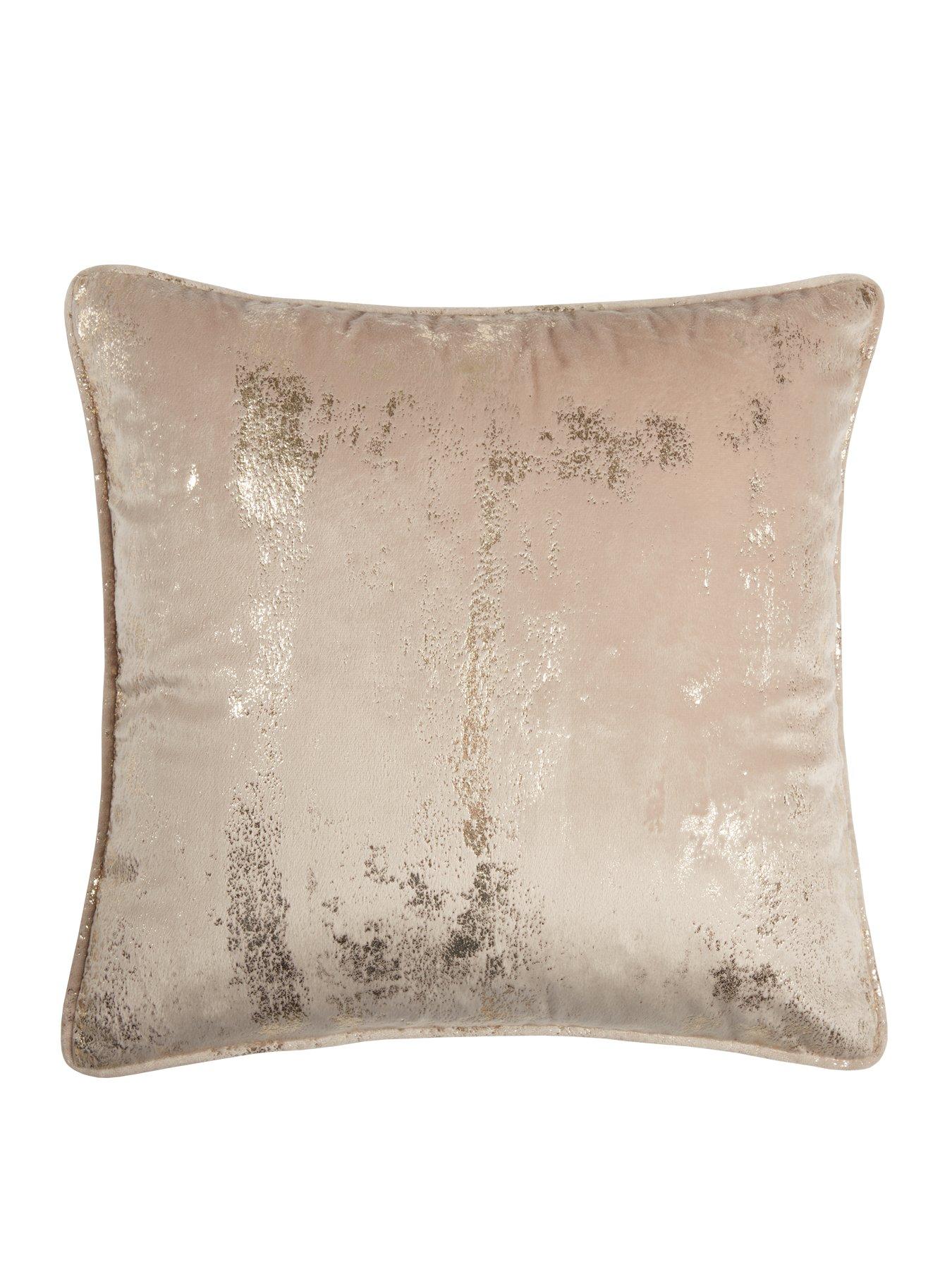front image of michelle-keegan-home-embossed-velvet-cushion