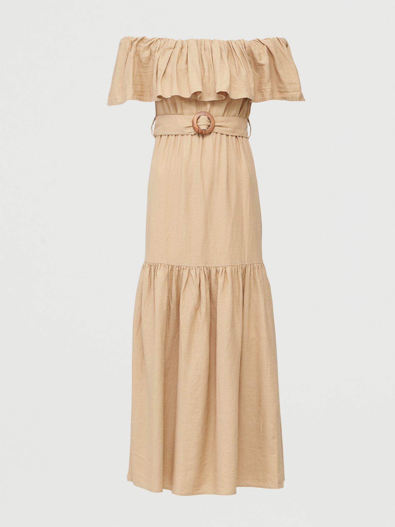 beige maxi dress uk