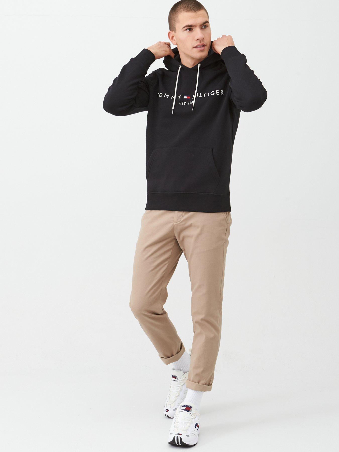 Black tommy hilfiger discount hoodie