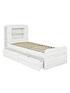  image of very-home-aspen-kids-storage-bed-frame-white