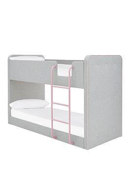 Very Charlie Fabric Bunk Bed With Mattress Options (Buy And Save!) -  ... Picture