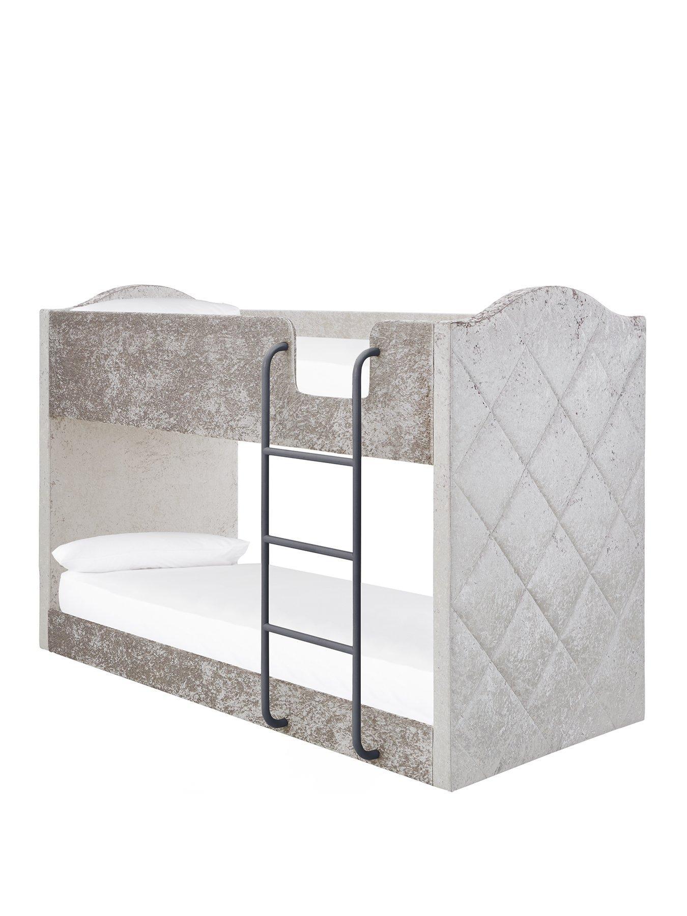 Bunk beds crushed deals velvet