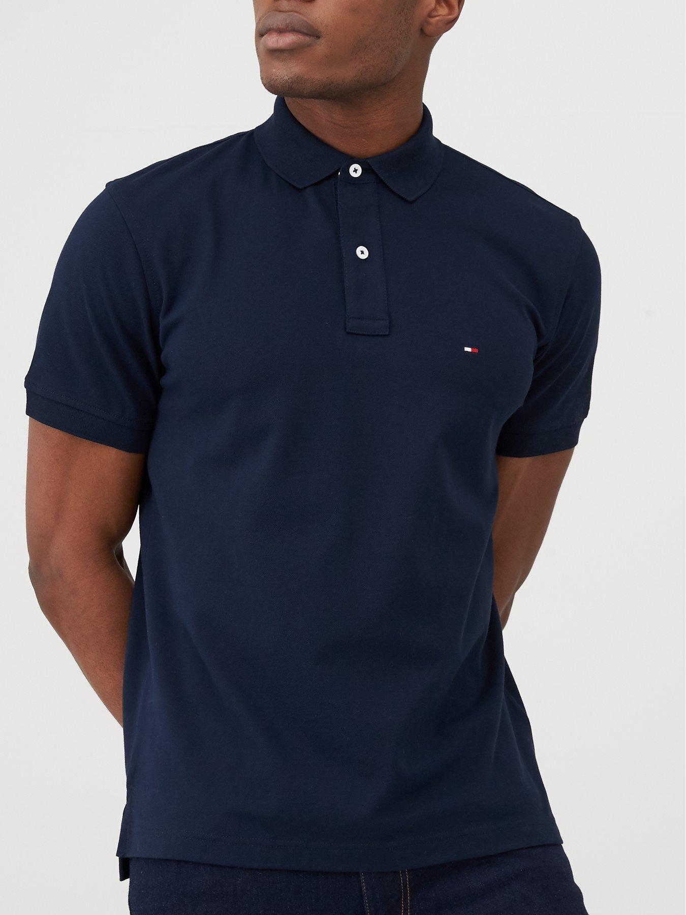 tommy hilfiger navy polo shirt