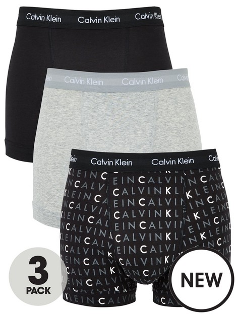 calvin-klein-3-pack-trunks-plainprint