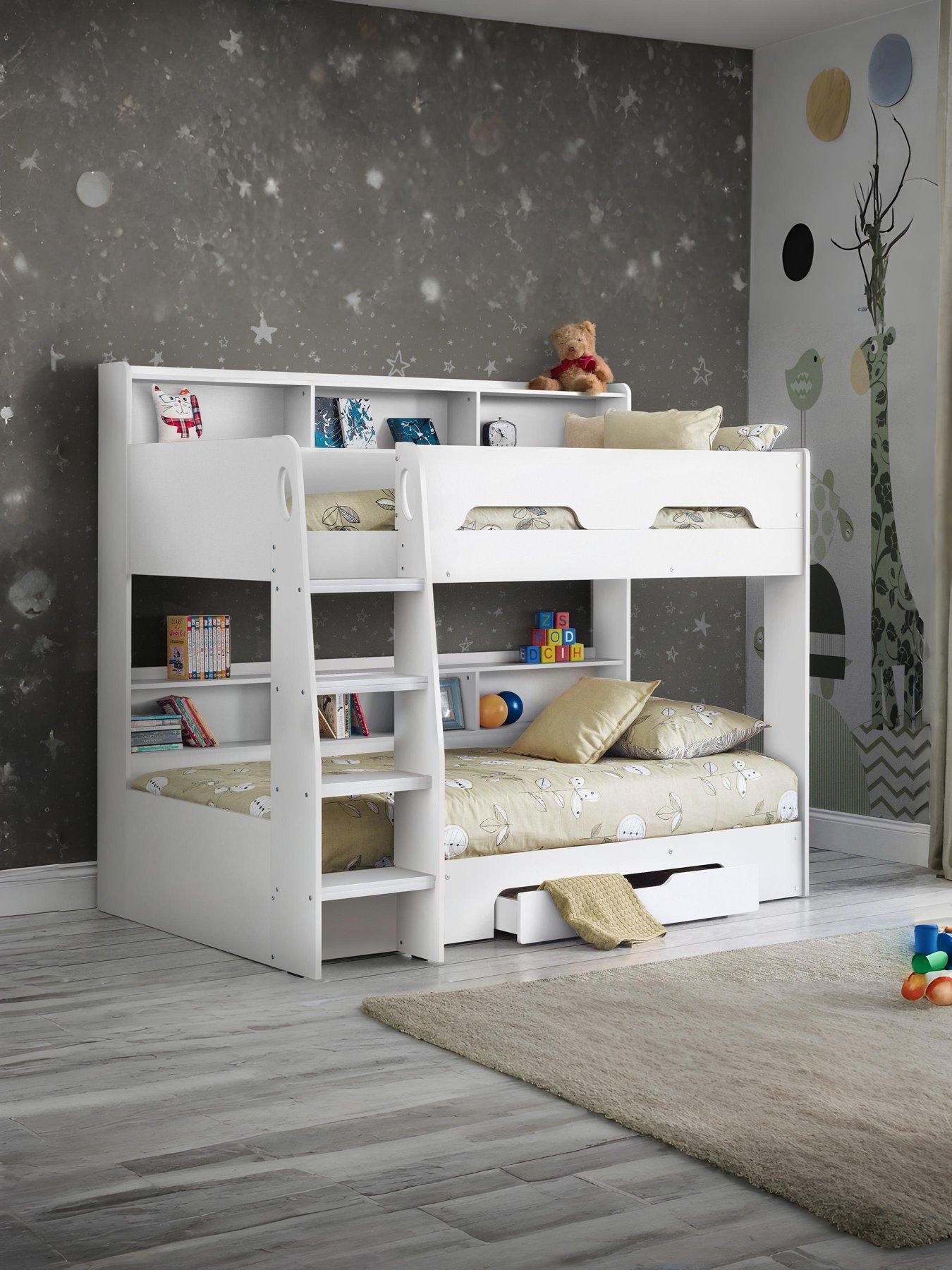 julian-bowen-riley-bunk-bednbspwithnbspspring-mattresses-option-white