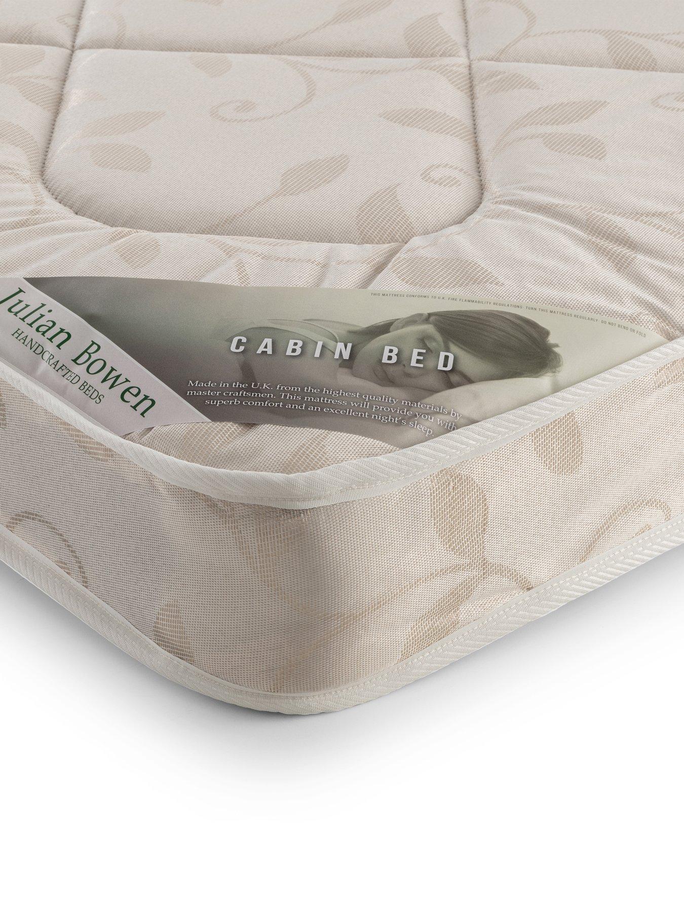  image of julian-bowen-riley-bunk-bednbspwithnbspspring-mattresses-option-white