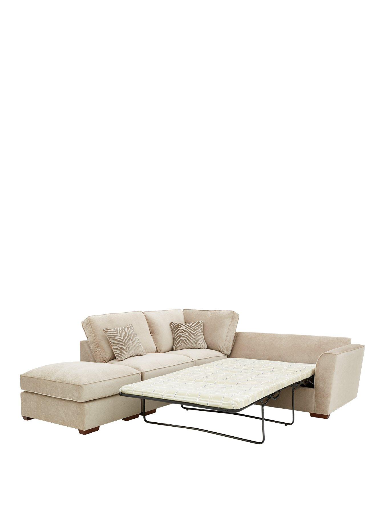 Image 3 of 5 of Very Home Kingston L/H Corner Chaise Sofa Bed with Footstool&nbsp;- Made to Order in the UK