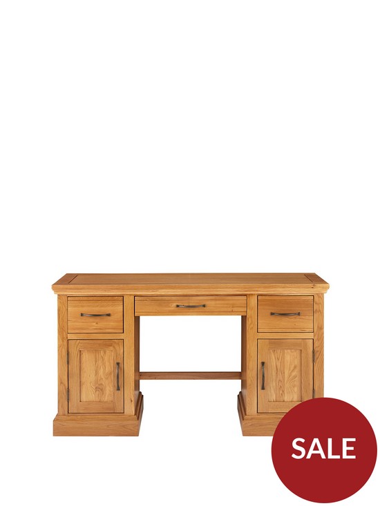 front image of kingston-100-solid-wood-ready-assembled-desk