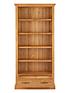  image of kingston-100-solid-wood-ready-assembled-1-drawernbspbookcase